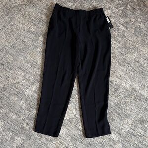 Anthropologie Classic Black Dress Pants -NWT - women’s XS - elastic waist